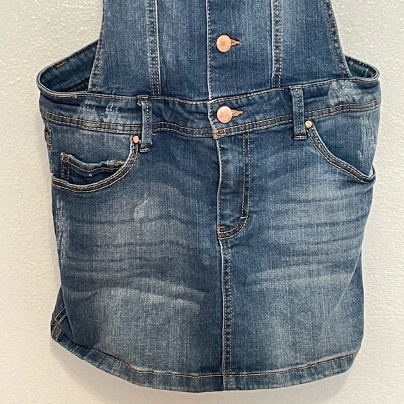 Tinseltown Size Small Denim Overall Skirt - Picture 7 of 11